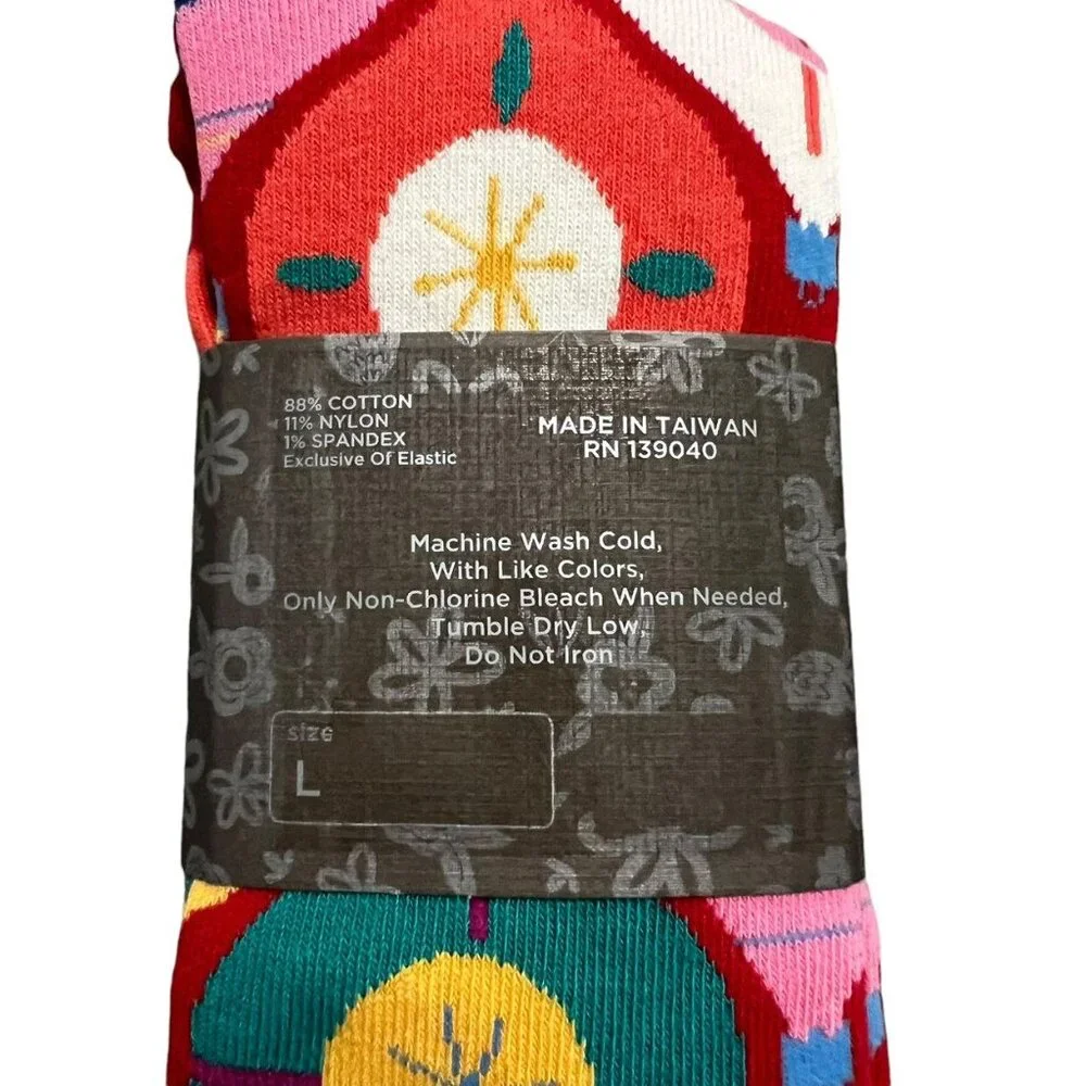 NEW Matilda Jane Sz L Moments With You Ornamental Socks
